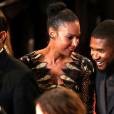 Usher et sa femme Grace Miguel - Montée des marches du film "Hands of Stone" lors du 69ème Festival International du Film de Cannes. Le 16 mai 2016. © Dominique Jacovides- Cyril Moreau/Bestimage