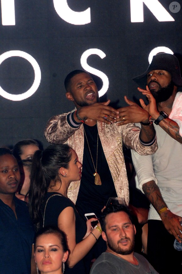 Exclusif - Usher - People au nightclub le Gotha à Cannes pendant le 69ème Festival International du Film de Cannes le 15 mai 2016. © Rachid Bellak/Bestimage