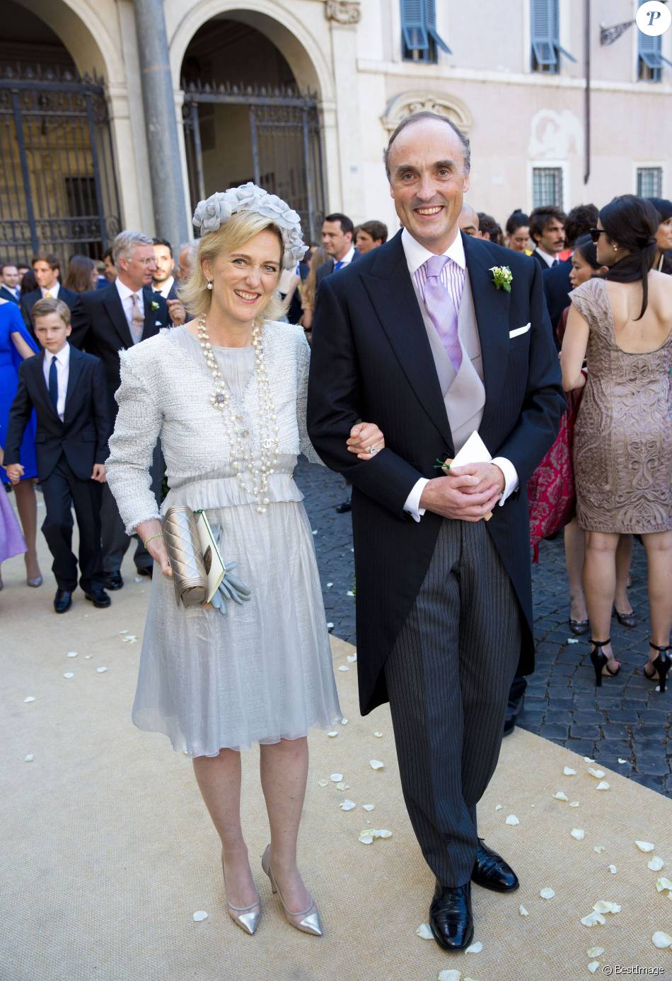 La Princesse Astrid De Belgique Et Le Prince Lorenz Lors Du Mariage De ...