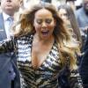 Mariah Carey à son arrivée au Rockefeller Center à New York le 16 mai 2016