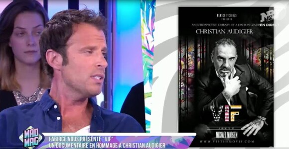 Fabrice Sopoglian : le parrain des "Anges 8" évoque son documentaire sur le regretté Christian Audigier, dans le "Mad Mag" de NRJ12, le 17 mai 2016