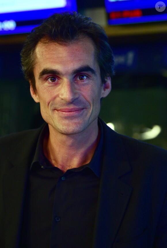 Exclusif - Raphaël Enthoven - Conférence de presse de rentrée d'Europe 1 enregistrée dans le cadre de l'émission "Sortez du cadre" de Nikos Aliagas, le 3 septembre 2015.
