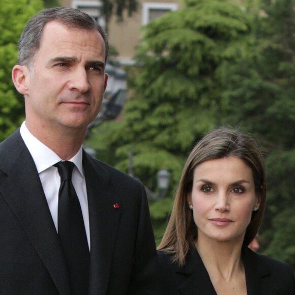 Le roi Felipe VI et la reine Letizia d'Espagne assistent à la cérémonie commémorative en hommage aux victimes du tremblement de terre en Equateur en la cathédrale La Almudena à Madrid. Le 17 mai 2016 © Jack Abuin / Zuma Press / Bestimage