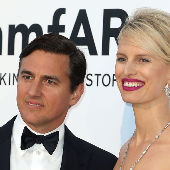 Karolina Kurkova et son mari Archie Drury - Photocall de la soirée "23th edition of AmfAR's Cinema Against AIDS" Gala à l'hôtel de l'Eden Roc au Cap d'Antibes, le 19 mai 2016, lors du 69 ème Festival International du Film de Cannes. © Dominique Jacovides/Bestimage