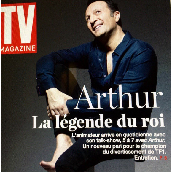 Arthur en couverture de TV Magazine