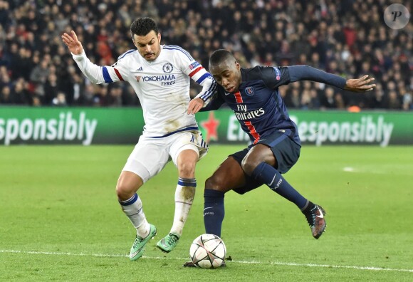 Blaise Matuidi lors du match PSG-Chelsea. Paris, le 16 février 2016.