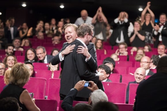 Juho Kuosmanen ( Prix "Un Certain Regard" pour le film "Hymyleva Mies" (The Happiest Day in the Life of Olli Mäki) - Remise des prix "Un Certain Regard" lors du 69ème Festival International du Film de Cannes, le 21 mai 2016.