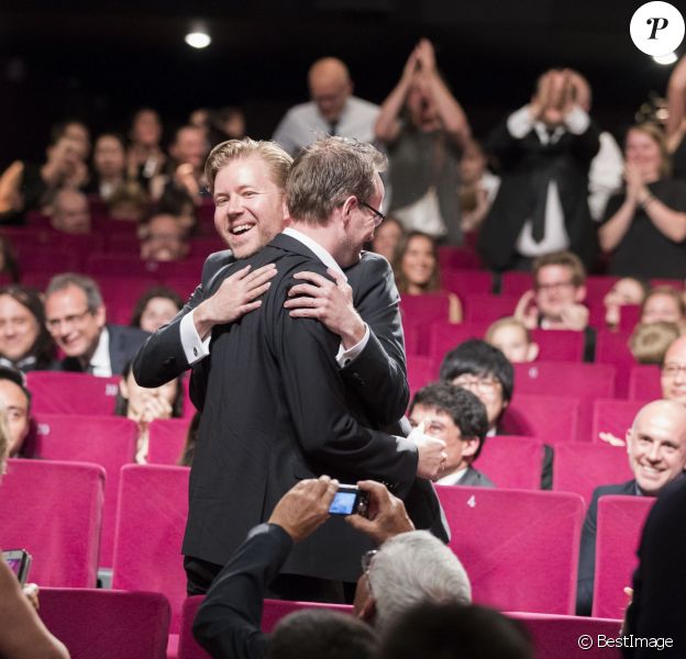 Juho Kuosmanen ( Prix "Un Certain Regard" pour le film "Hymyleva Mies" (The Happiest Day in the Life of Olli Mäki) - Remise des prix "Un Certain Regard" lors du 69ème Festival International du Film de Cannes, le 21 mai 2016.