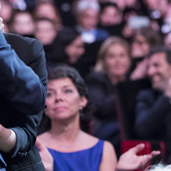 Xavier Dolan (Grand Prix pour "Juste la fin du monde"), Nancy Grant - Cérémonie de clôture du 69ème Festival International du Film de Cannes. Le 22 mai 2016. © Olivier Borde-Cyril Moreau/Bestimage