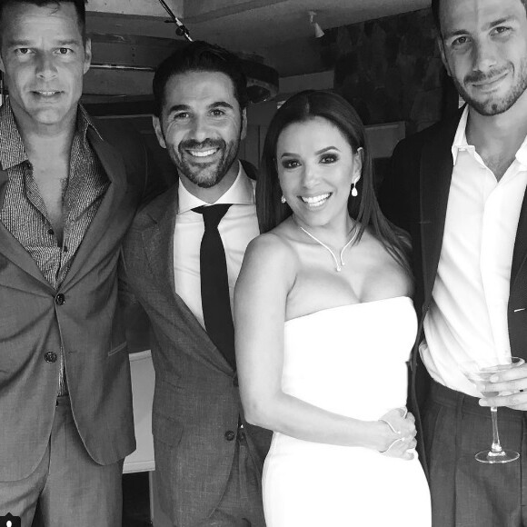 Ricky Martin au mariage d'Eva Longoria et Jose Antonio Baston le 21 mai 2016 à Valle de Bravo au Mexique.