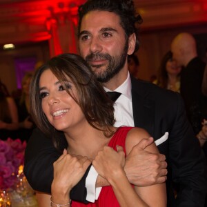 Eva Longoria et Jose Antonio Baston - Dîner du Global Gift Gala organisé au Four Seasons Hôtel George V à Paris, le 25 mai 2015