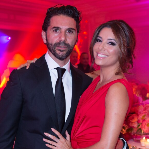 Eva Longoria et Jose Antonio Baston - Dîner du Global Gift Gala organisé au Four Seasons Hôtel George V à Paris, le 25 mai 2015