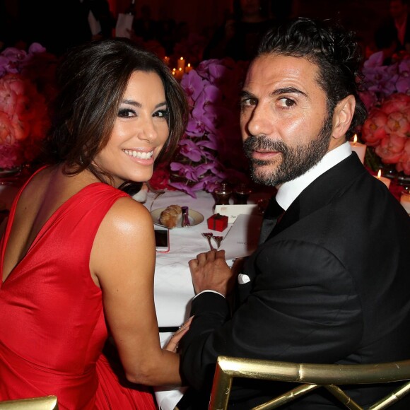 Eva Longoria et Jose Antonio Baston - Dîner du Global Gift Gala organisé au Four Seasons Hôtel George V à Paris, le 25 mai 2015