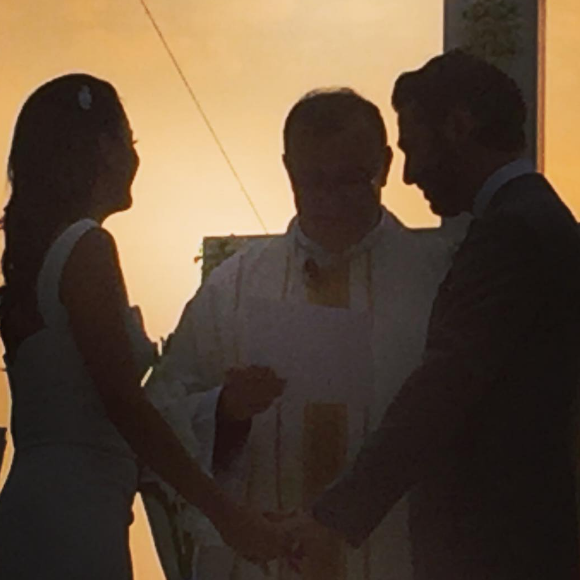 Mariage d'Eva Longoria et Jose Antonio Baston le 21 mai 2016, photo du compte Instagram de l'actrice Melanie Griffith