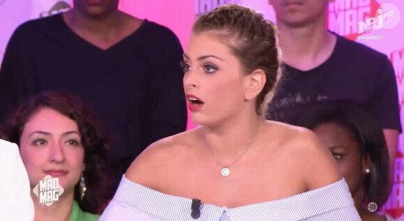 Mélanie des "Anges 8" dans le "Mad Mag", lundi 23 mai 2016, sur NRJ12