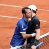 Andy Murray est venu à bout, en deux jours et cinq sets, de Radek Stepanek pour franchir le premier tour des Internationaux de France de Roland-Garros, le 24 mai 2016 © Dominique Jacovides / Bestimage
