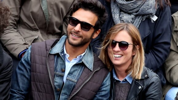 Maxim Nucci et Isabelle Ithurburu s'affichent très amoureux à Roland-Garros !
