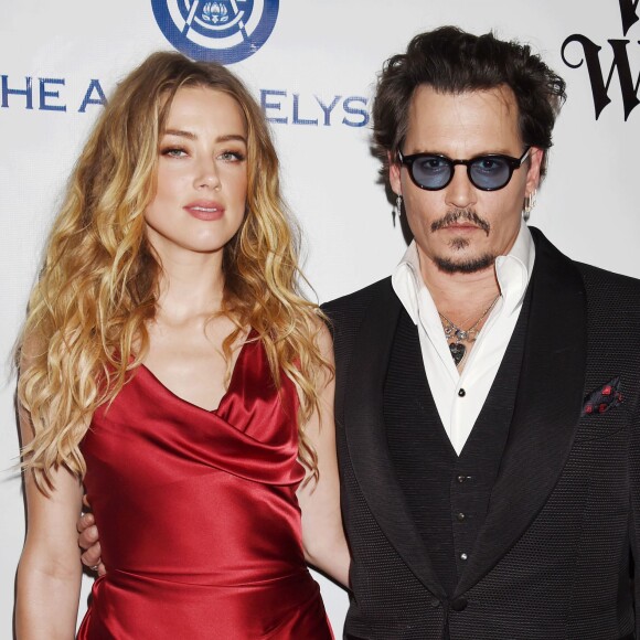 Johnny Depp et sa femme Amber Heard - 9 ème Gala Annuel "The Art Of Elysium" à Culver City le 9 janvier 2016.