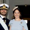 Le prince Carl Philip et la princesse Sofia (Hellqvist) - Baptême du prince Oscar de Suède à Stockholm en Suède le 27 mai 2016.