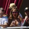 Jennifer Lopez et son compagnon Casper Smart s'amusent au Beachclub 'Carnival Del Sol' à Las Vegas , le 29 mai 2016