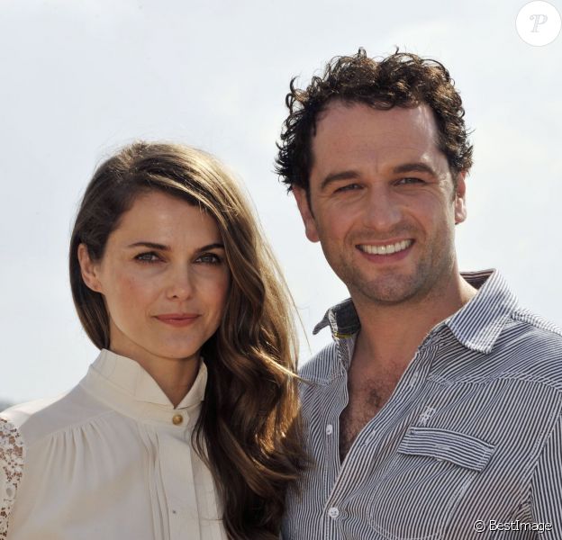 Matthew Rhys et Keri Russell à Cannes pour le MIPCOM le 8 octobre 2012