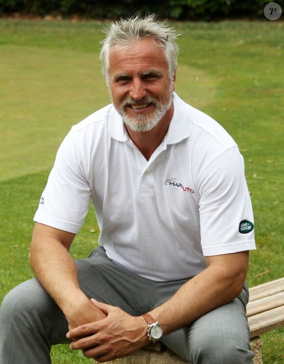 David Ginola lors de la 4e édition de la Mapauto Golf Cup au Golf Old course à Mandelieu-la-Napoule, le 12 juin 2015.