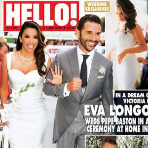 Eva Longoria en couverture de Hello ! Juin 2016