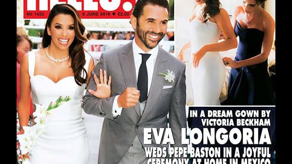 Eva Longoria : Sa robe de mariée signée Victoria Beckham, faite "avec amour"