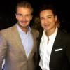 David Beckham et Mario Lopez au mariage d'Eva Longoria. Instagram mai 2016