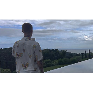 Justin Bieber en vacances à Saint-Tropez. Il a loué une somptueuse villa. Photo publiée sur Instagram, le 1er juin 2016