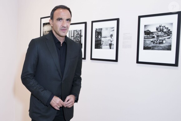 Exclusif - Nikos Aliagas - Vernissage de l'exposition "Ames Grecques" de Nikos Aliagas à la galerie Photo 12 à Paris, au profit de l'International Foundation for Greece. Le 26 mai 2016 © Olivier Borde / Bestimage