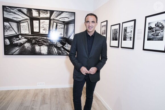 Exclusif - Nikos Aliagas - Vernissage de l'exposition "Ames Grecques" de Nikos Aliagas à la galerie Photo 12 à Paris, au profit de l'International Foundation for Greece. Le 26 mai 2016 © Olivier Borde / Bestimage