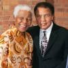Nelson Mandela et Mohamed Ali à New York, le 12 mai 2005