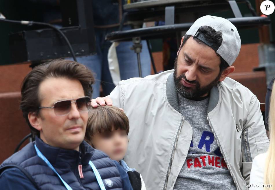 Cyril Hanouna Et Son Fils Lino à La Finale Dames Aux Internationaux De