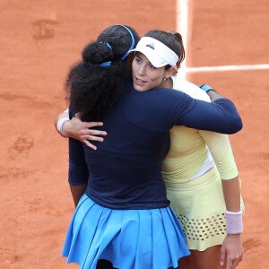 Garbiñe Muguruza et Serena Williams - L'Espagnole remporte les Internationaux de France de tennis de Roland-Garros le 4 Juin 2016. © Jacovides - Moreau /Bestimage