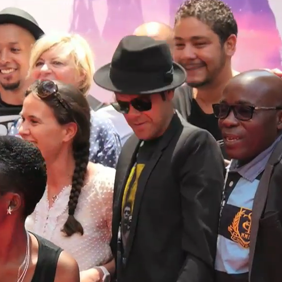 Jamel Debouzze et sa troupe à la conférence de presse du Marrakech du rire 2016, samedi 4 juin 2016