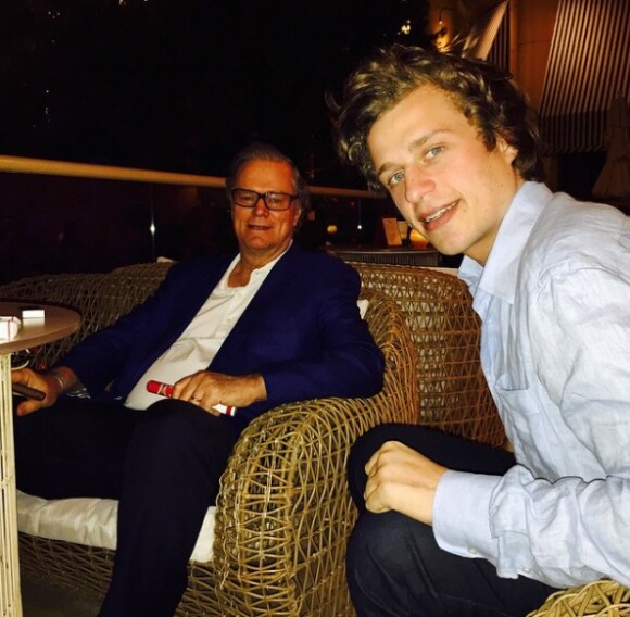 Conrad Hilton et son père Richard en 2016