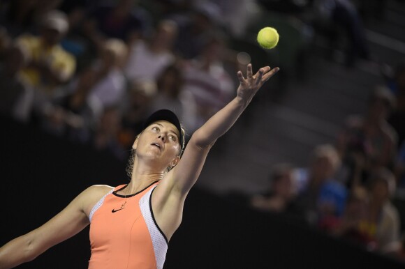 Maria Sharapova à Melbourne, le 22 janvier 2016.