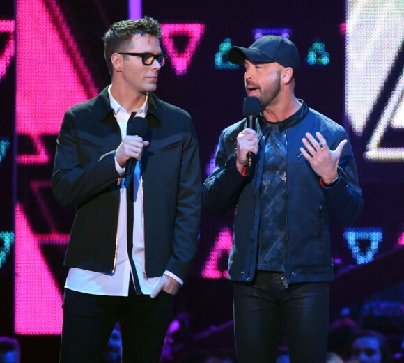 Bobby Bones, Cody Alan à la soirée CMT Music Awards à Bridgestone Arena à Nashville, le 8 juin 2016 © AdMedia via Bestimage