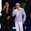 Pit Bull, Leona Lewis, Cassadee Pope à la soirée CMT Music Awards à Bridgestone Arena à Nashville, le 8 juin 2016 © AdMedia via Bestimage