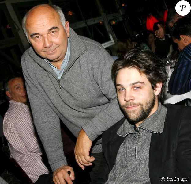 Exclu - Gérard et Arthur Jugnot au Café de la Jatte le 6 novembre 2006