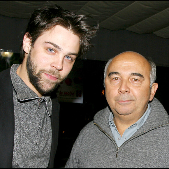 Exclu - Gérard et Arthur Jugnot au Café de la Jatte le 6 novembre 2006