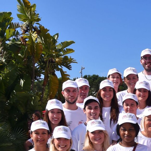 Exclusif - La princesse Charlene de Monaco et sa Fondation organisaient le 6 juin 2016 sur la plage du Larvotto en principauté une nouvelle journée d'action du programme Water Safety pour la prévention de la noyade, avec l'aide de grands champions comme Alain Bernard et Pierre Frolla. © Bruno Bebert / Pool restreint Monaco / Bestimage - Crystal - Visual