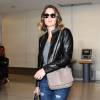 Mandy Moore arrive à l' aéroport à Los Angeles Le 26 septembre 2014