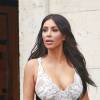 Kim Kardashian et son mari Kanye West sont allés déjeuner au restaurant Cipriani à New York, le 5 juin 2016