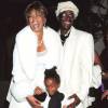 Whitney Houston, son mari Bobby Brown et leur fille Bobbie Kristina à la soirée de gala 4eme arts à Los Angeles, le 12 octobre 1998