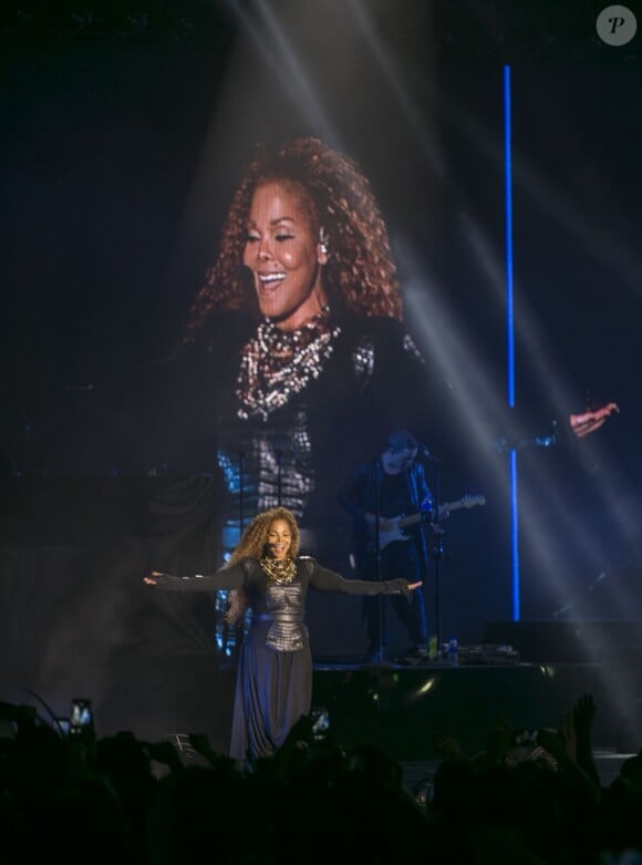 Janet Jackson en concert à la Dubaï World Cup le 26 mars 2016.