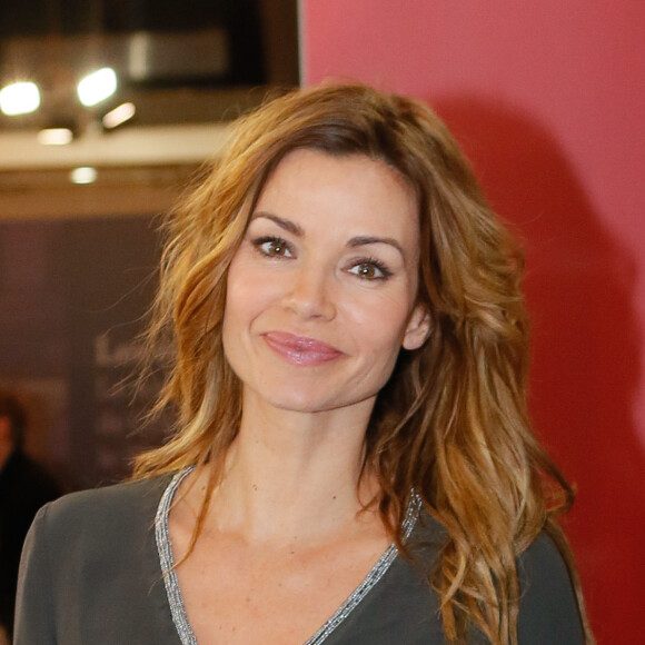 Ingrid Chauvin au salon du livre à la porte de Versailles à Paris le 22 mars 2015.