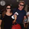 Gordon Ramsay et sa femme Tana - People à l'aéroport de Marrakech après avoir célébré l'anniversaire de David Beckham (40 ans), le 3 mai 2015.