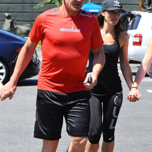 Gordon Ramsay, Tana Ramsay - La famille Beckham et la famille Ramsey se rendent ensemble à un cours de "Soul Cycle" à Brentwood, le 23 aout 2014